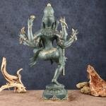 Indonesian Bronze Nataraja | 24" Height, 17" Width | 4.8 kg | Lost Wax Cast | Dancing Shiva Cosmic Dance | Sacred Art | Jaipurio